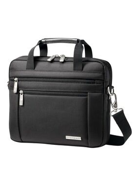 Samsonite Black Slim Laptop/Tablet Bag  Lightweight & Functional Silver
